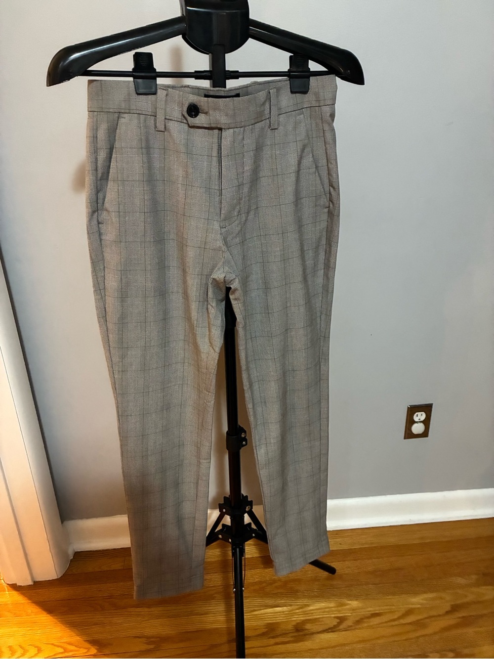 Jack & Jones Men's Plaid Dress Pants 2 for $30